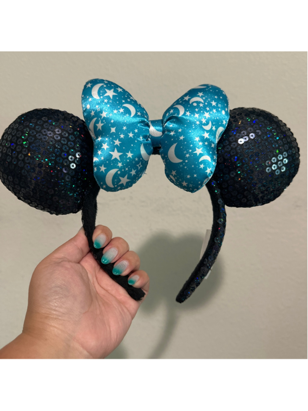 Women's Disney Minnie Mouse Sequin Moon & Star Hair Accessory Headband